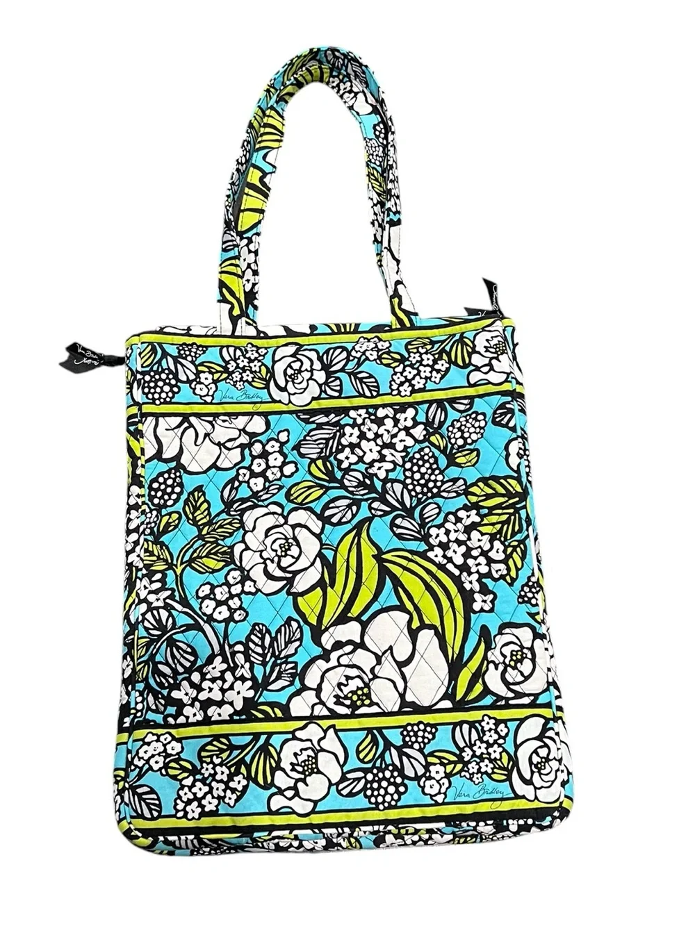 Vera Bradley Laptop/Tablet Tote Shoulder Travel Bag Island Blooms *Retired*
